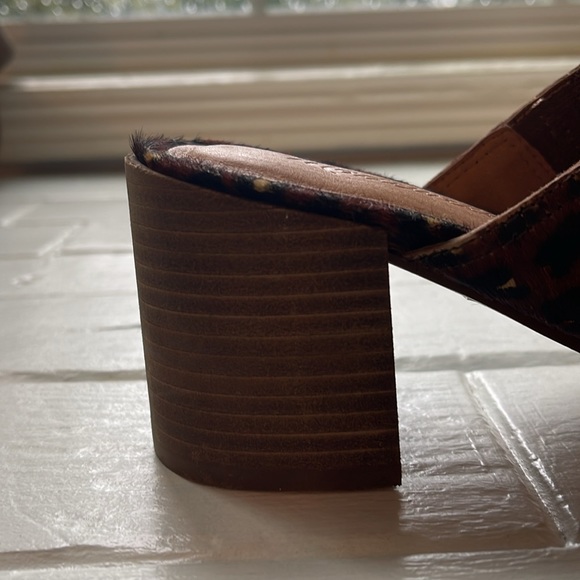 Madewell The Harper Mule in Leopard Calf Hair (worn only once) - Picture 4 of 9